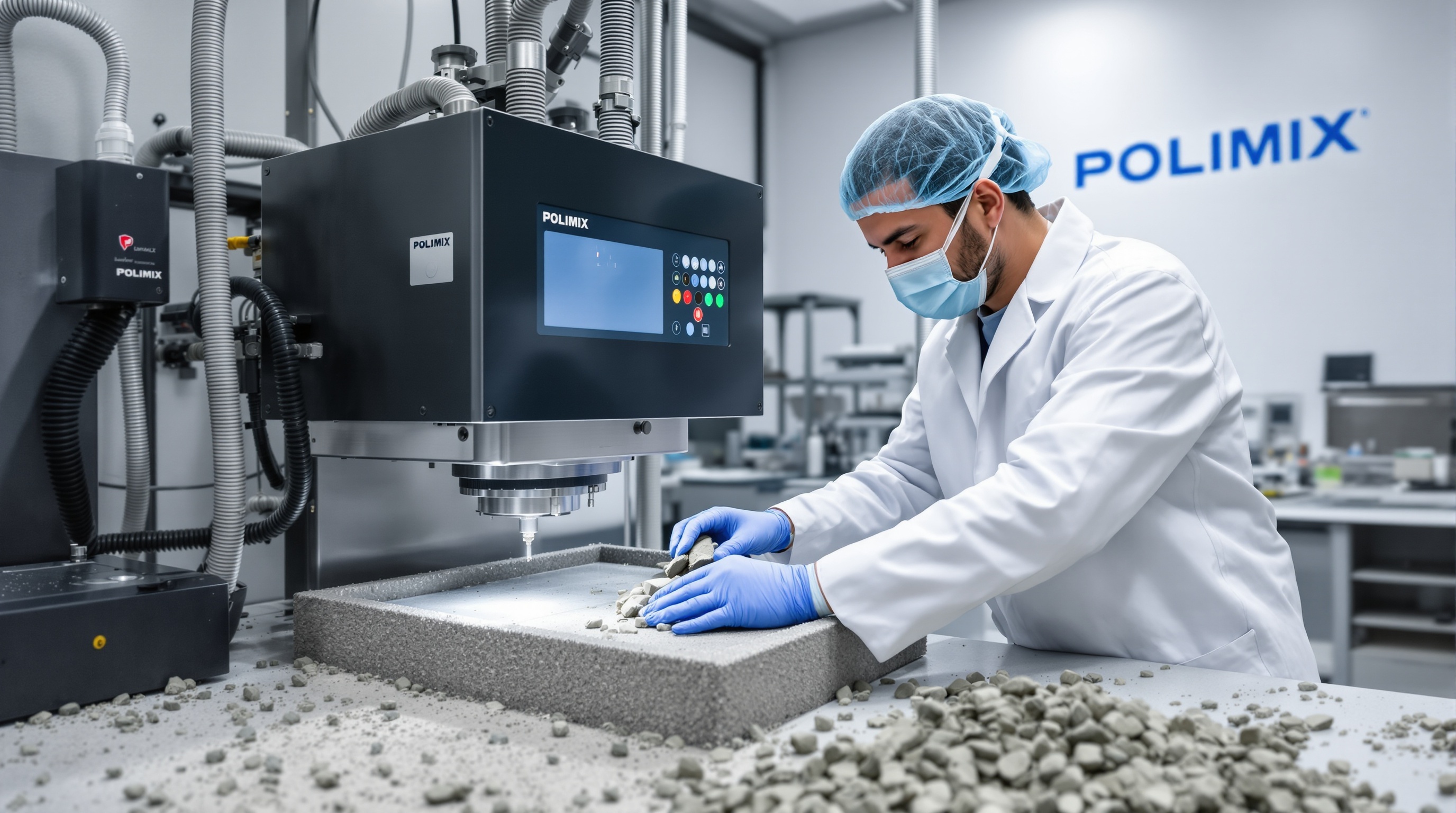 Laboratório de controle de qualidade Polimix