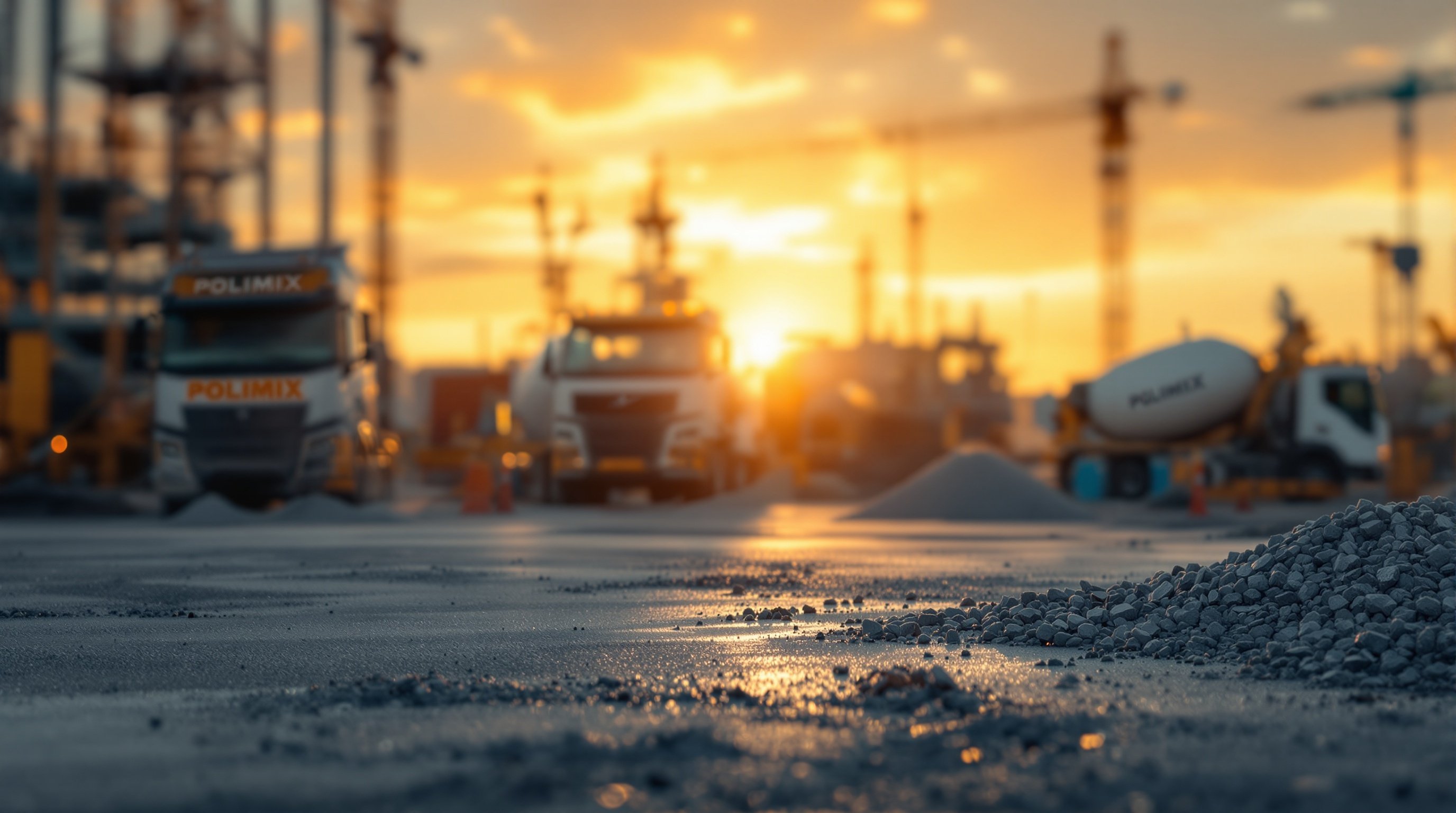 Obra Polimix em andamento